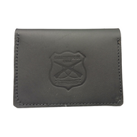 Billetera de Cuero Negro Vertical Carabineros