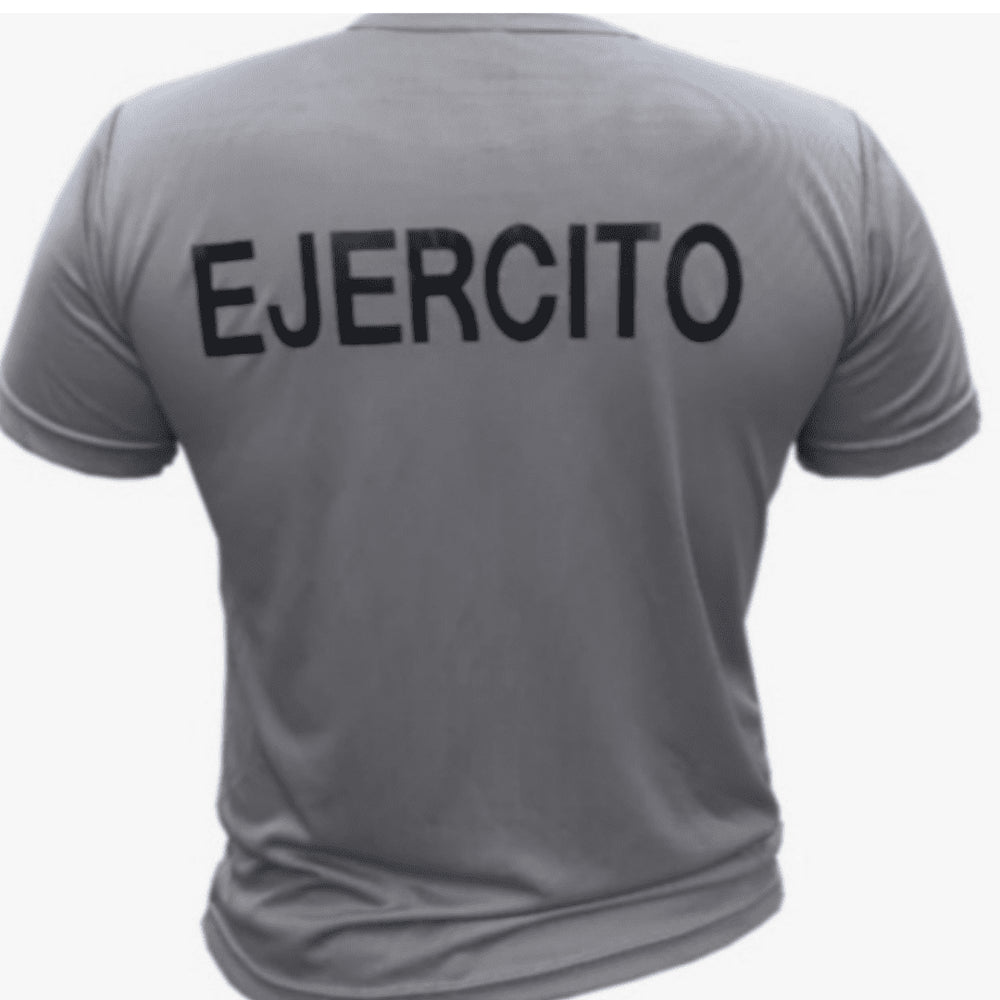 POLERA DRY FIT GRIS EJERCITO