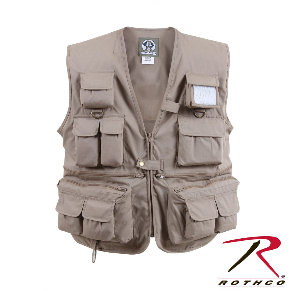 CHALECO PESCADOR BEIGE ROTHCO