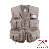 CHALECO PESCADOR BEIGE ROTHCO