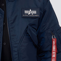 CHAQUETA ALPHA CWU 45/P FLIGHT JACKET AZUL