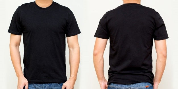 POLERA DE ALGODON NEGRA