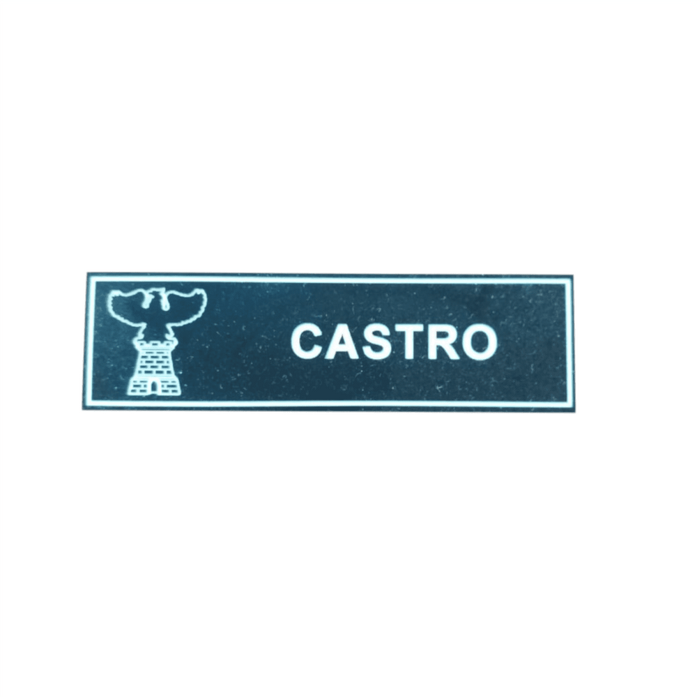 PLACA ACRÍLICA ESC. MILITAR