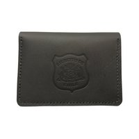 Billetera de Cuero Negro Vertical Ejército