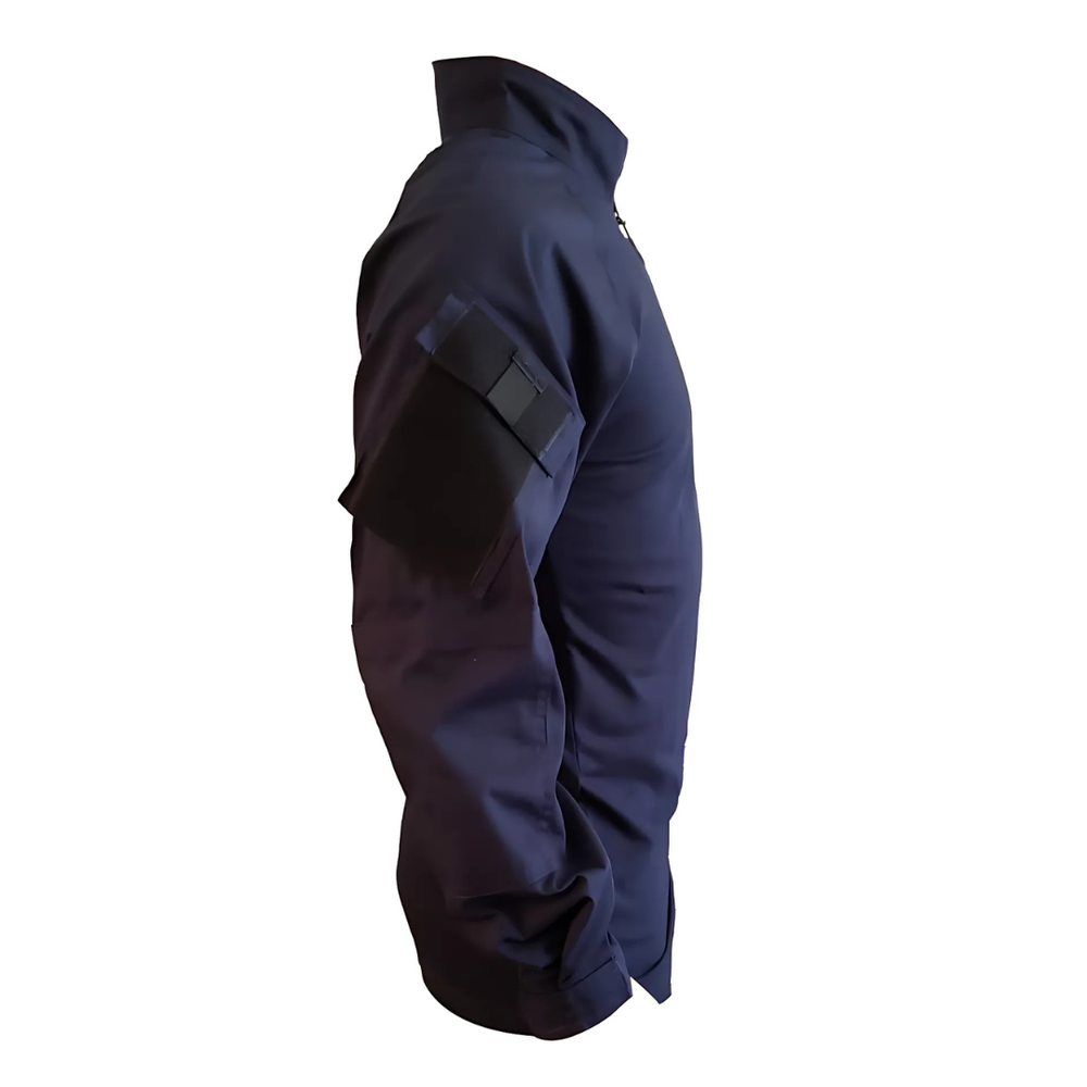 Polera de Combate Azul - Algodón Jorvente