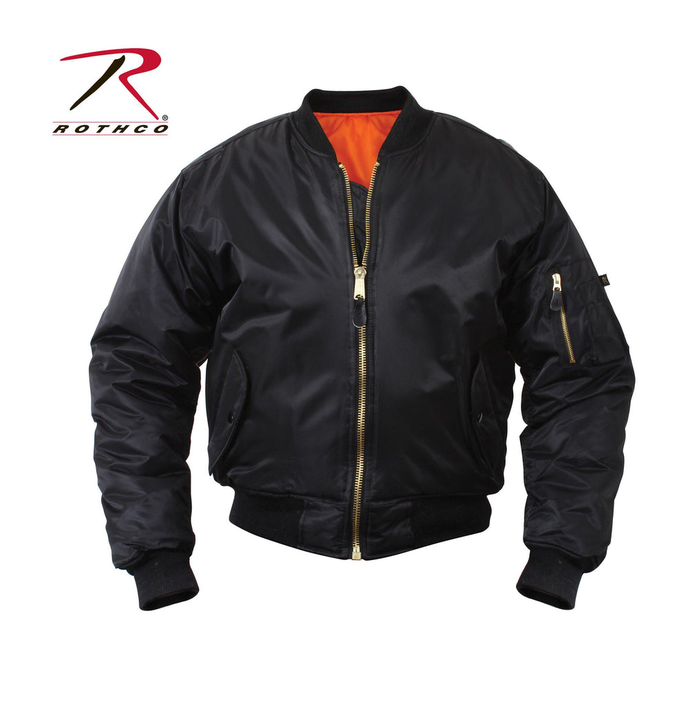 CHAQUETA MA-1 NEGRA INFANTIL / KIDS ROTHCO