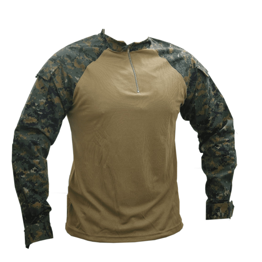 Polera de Combate Pixelada Zona Sur Dry Fit