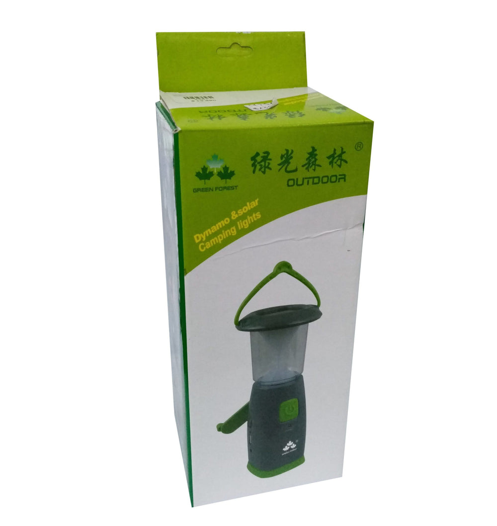 LINTERNA SOLAR DYNAMO OUTDOOR
