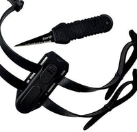 CUCHILLO FURY  DE BUCEO NEGRO CON FUNDA