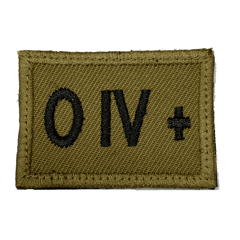 PARCHE GRUPO SANGUÍNEO OIV +