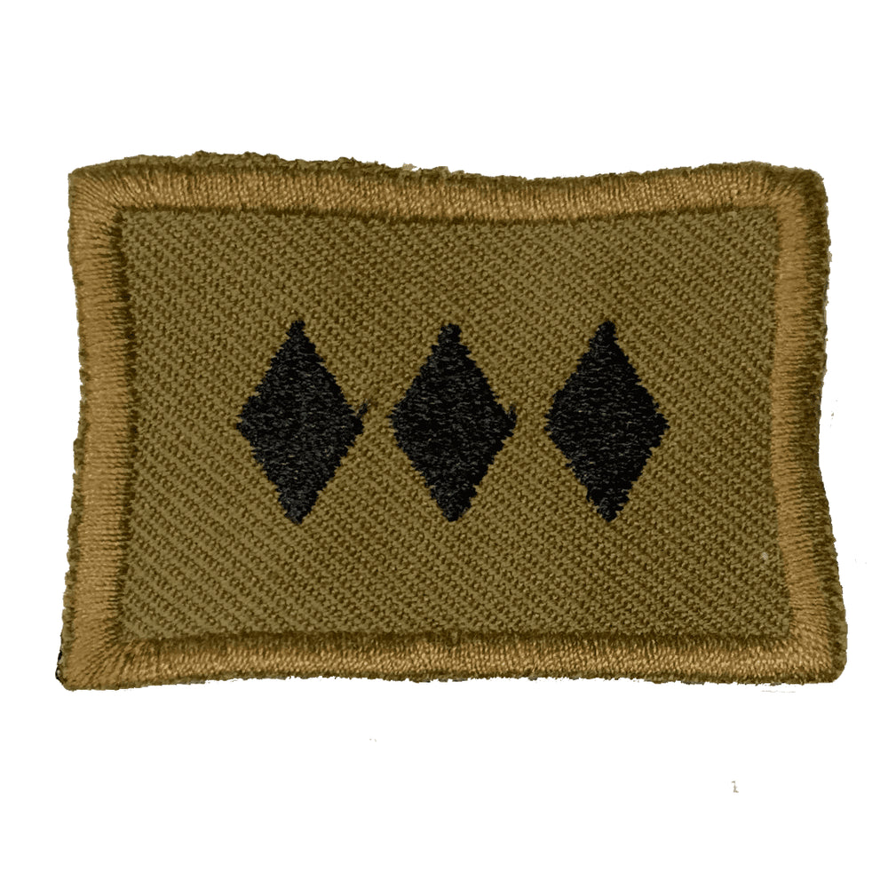 PARCHE GRADO ESCUELA MILITAR DIAMANTE TERCER AÑO