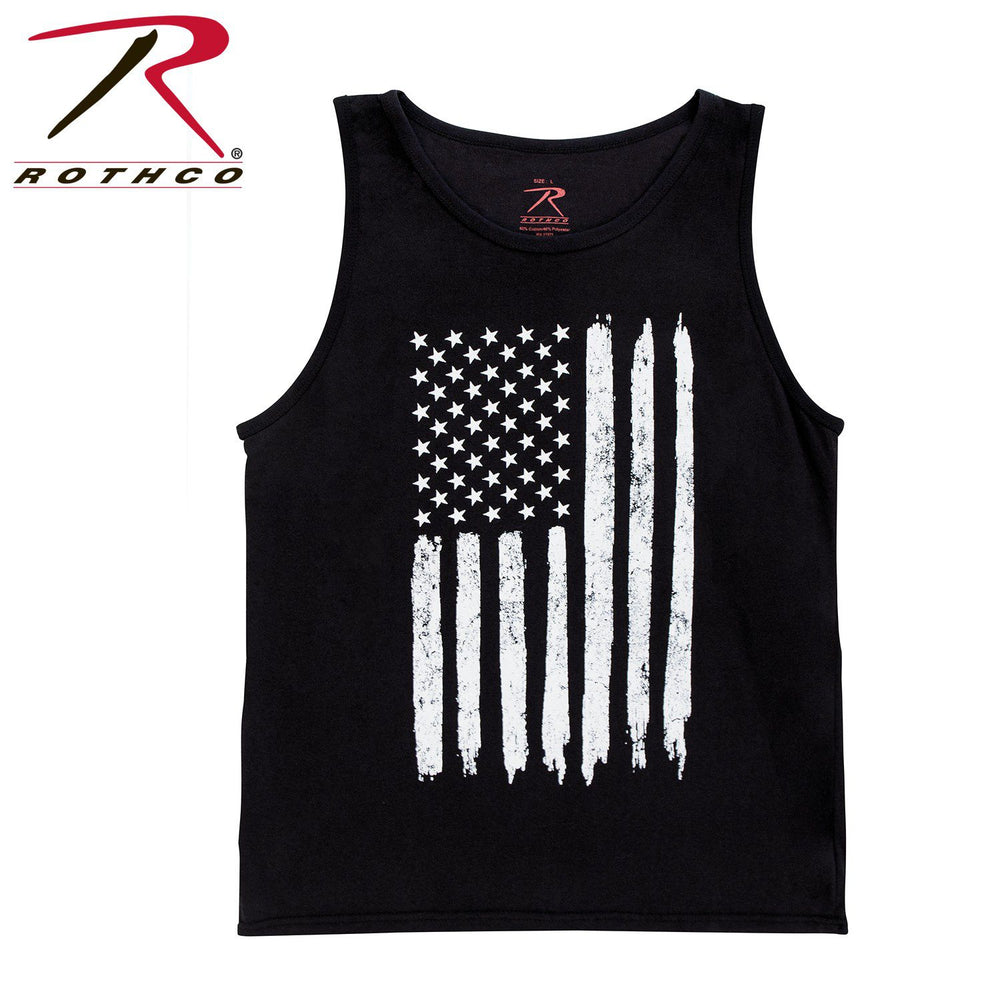 MUSCULOSA USA NEGRA ROTHCO