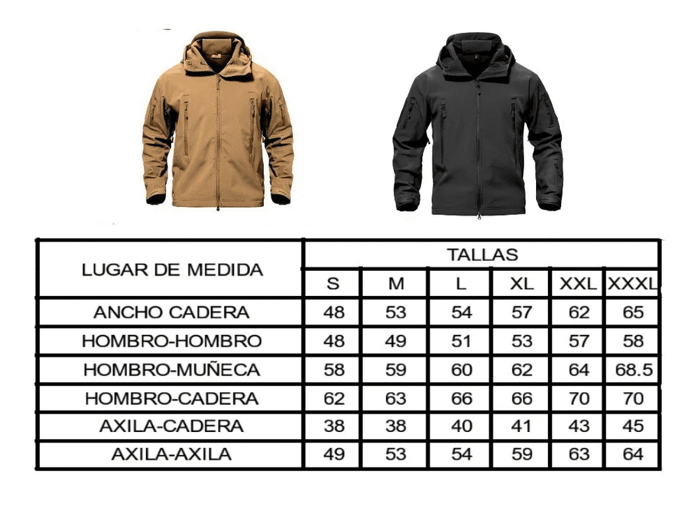 Chaqueta Softshell Negra Nacional