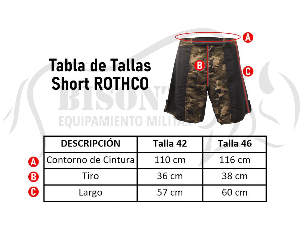 SHORT PARA DUCHA ROTHCO ( SIN CAMBIO)