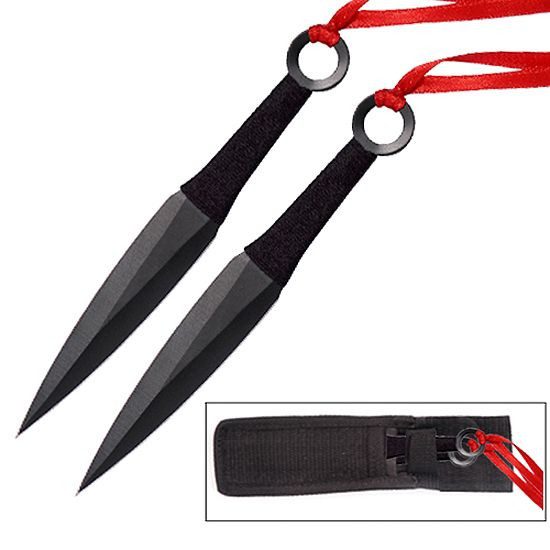 Juego de 2 cuchillos de Lanzamiento con funda