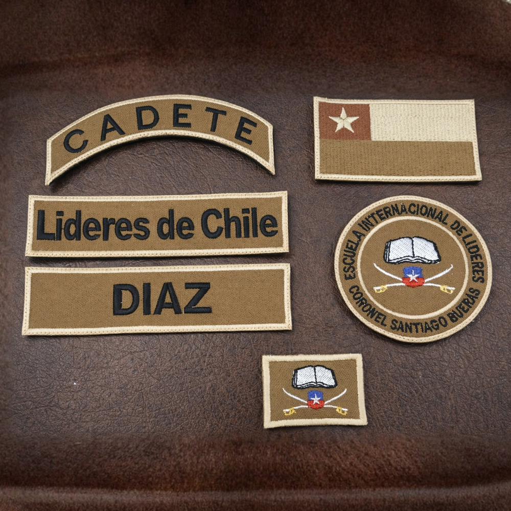 Parches de la Escuela Internacional Líderes de Chile