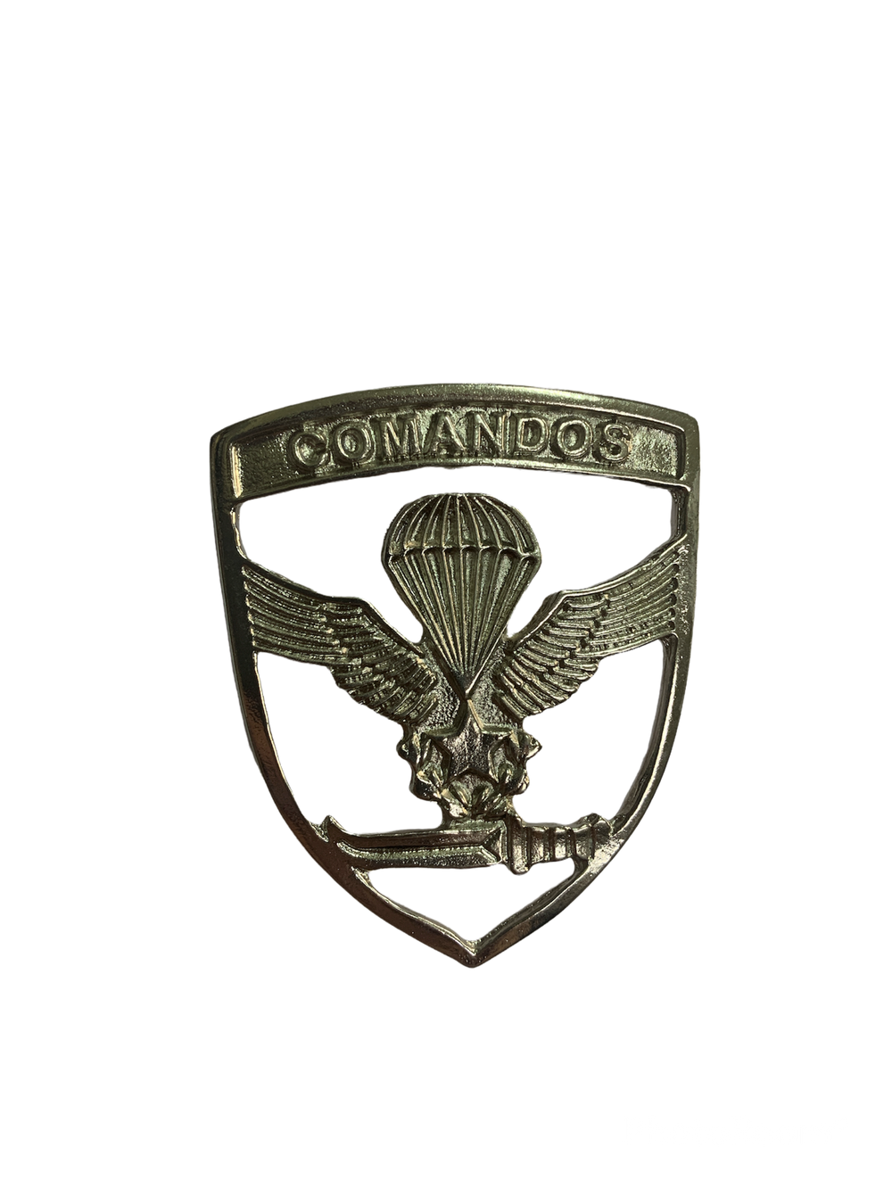 PIOCHA COMANDOS INSIGNIA PLATEADA