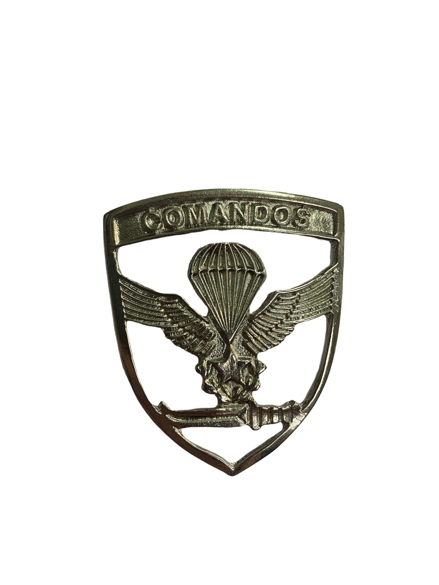 PIOCHA COMANDOS INSIGNIA PLATEADA