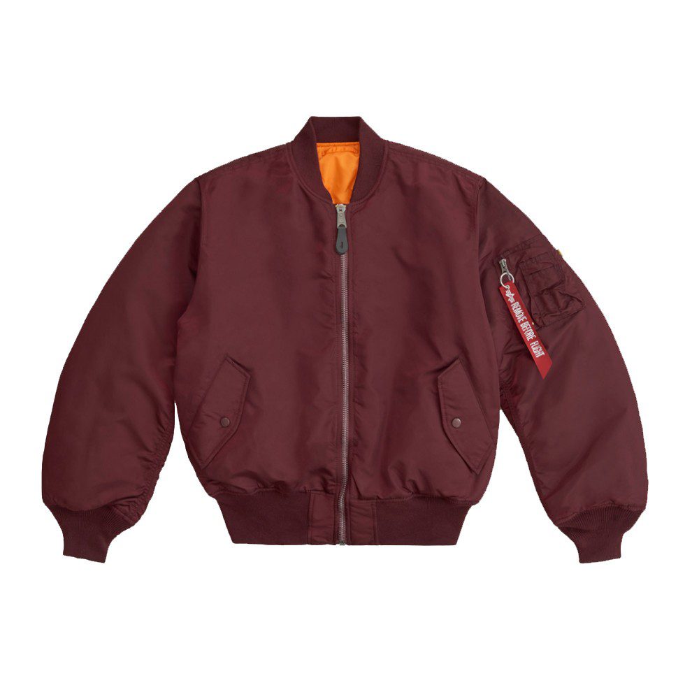 Chaqueta Alpha MA-1 Flight Jacket Burdeos