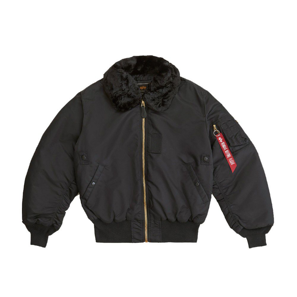 CHAQUETA ALPHA JACKET B-15 NEGRA