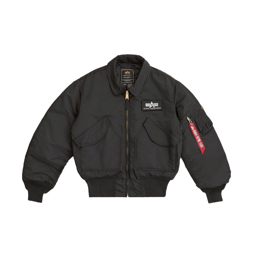 Chaqueta Alpha CWU 45/P Flight Jacket Negra