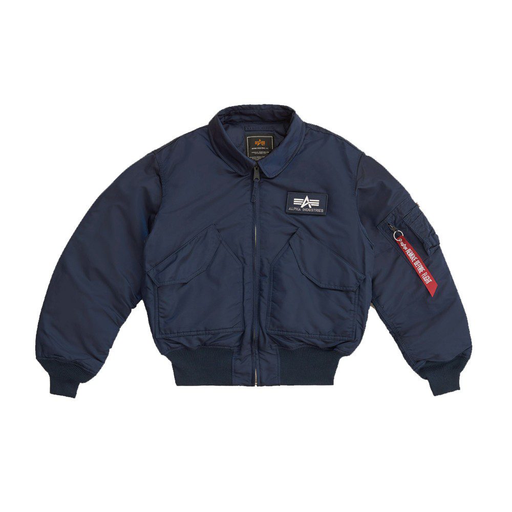 CHAQUETA ALPHA CWU 45/P FLIGHT JACKET AZUL