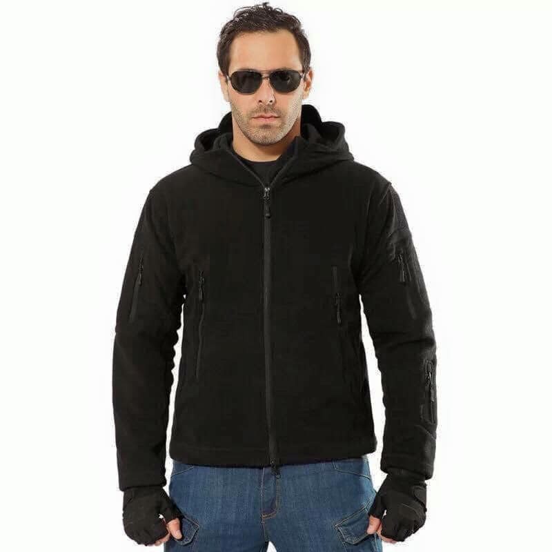 CHAQUETA SOFTSHELL POLAR NEGRO