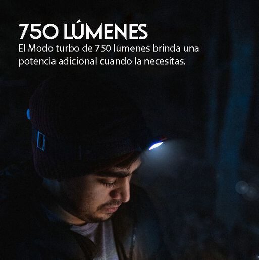 LINTERNA FRONTAL EINSTEIN NEBO 750 LUMENS