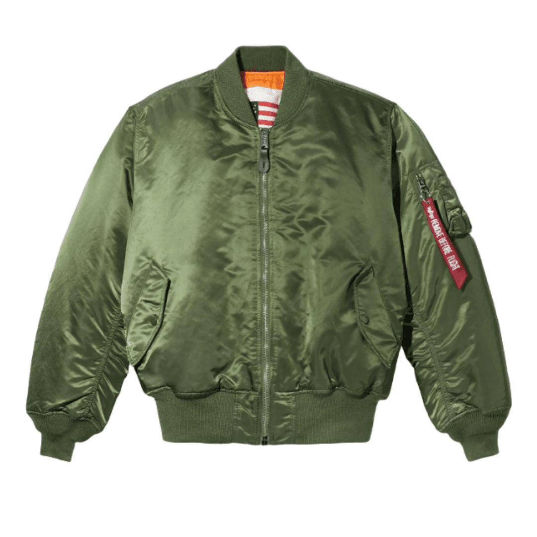 CHAQUETA ALPHA MA-1 BLOOD CHIT / SOLO TALLA M