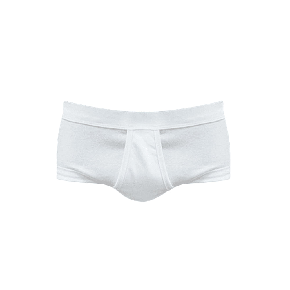 Calzoncillo slip de algodón blanco