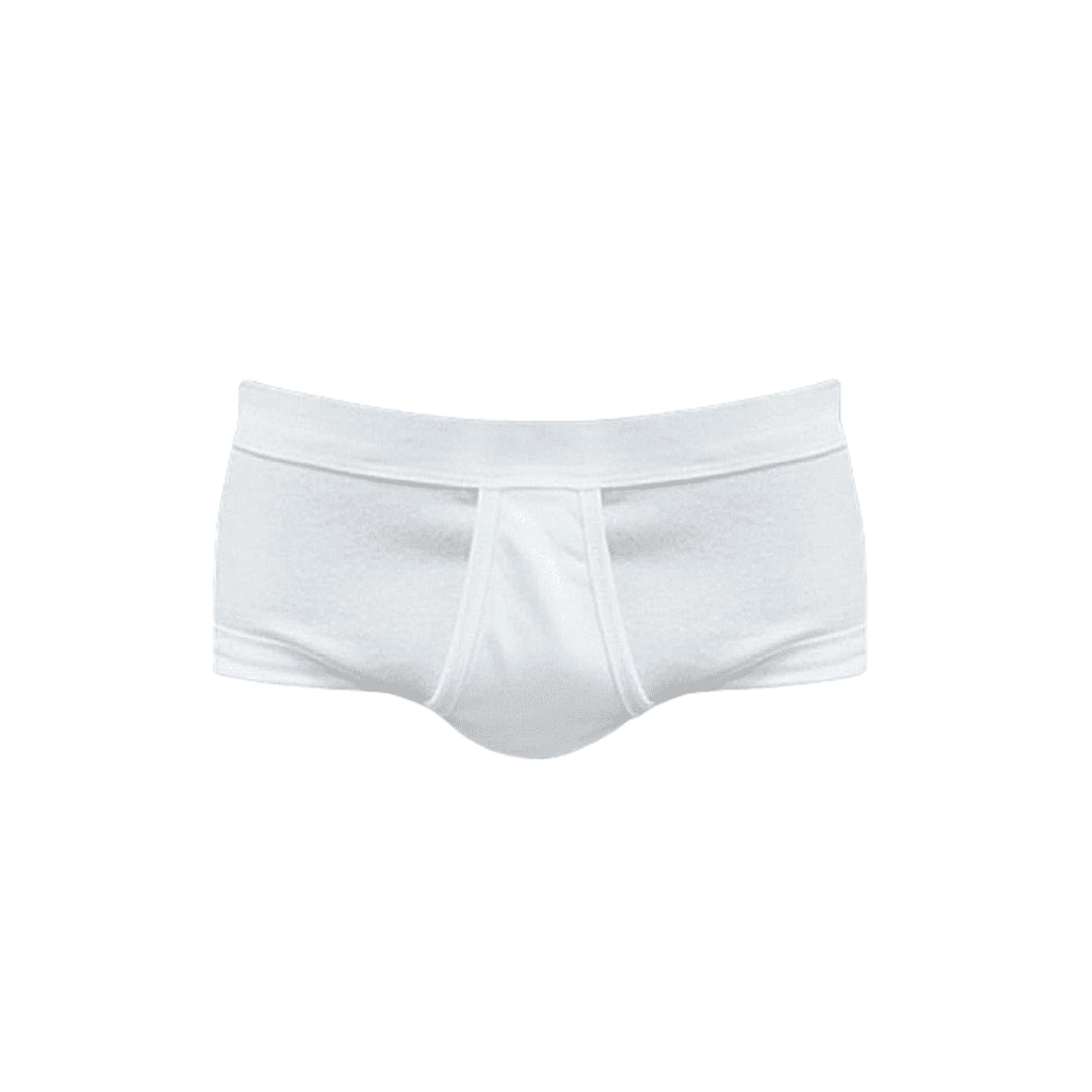 Calzoncillo slip de algodón blanco