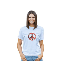 Polera Blanca de Algodón Estampada UNISEX PROMO 2X1