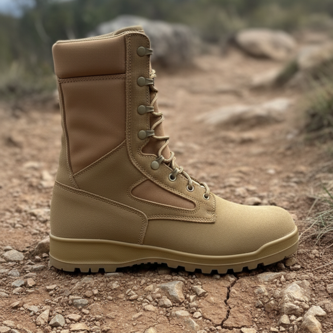 Bota Táctica Waterproof Coyote DG | Caña Alta, Térmica y Antideslizante