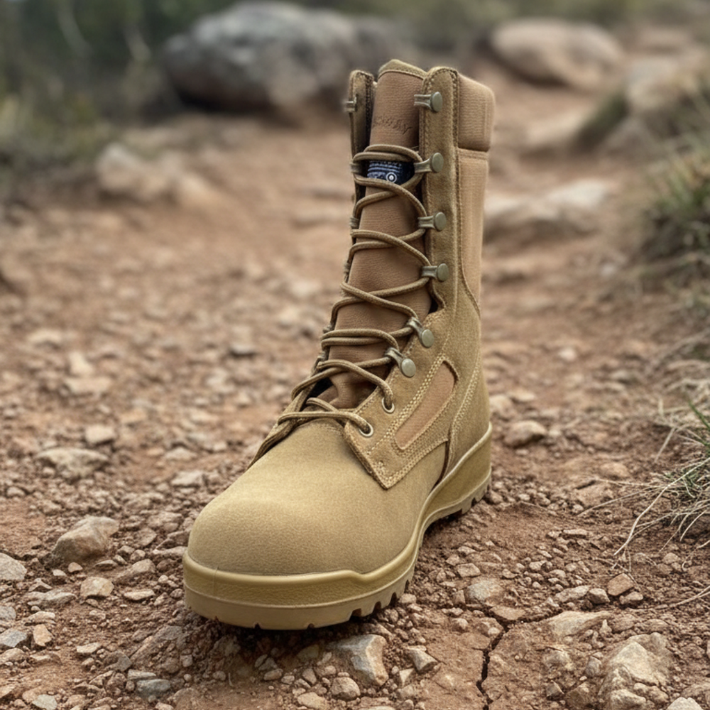 Bota Táctica Waterproof Coyote DG | Caña Alta, Térmica y Antideslizante