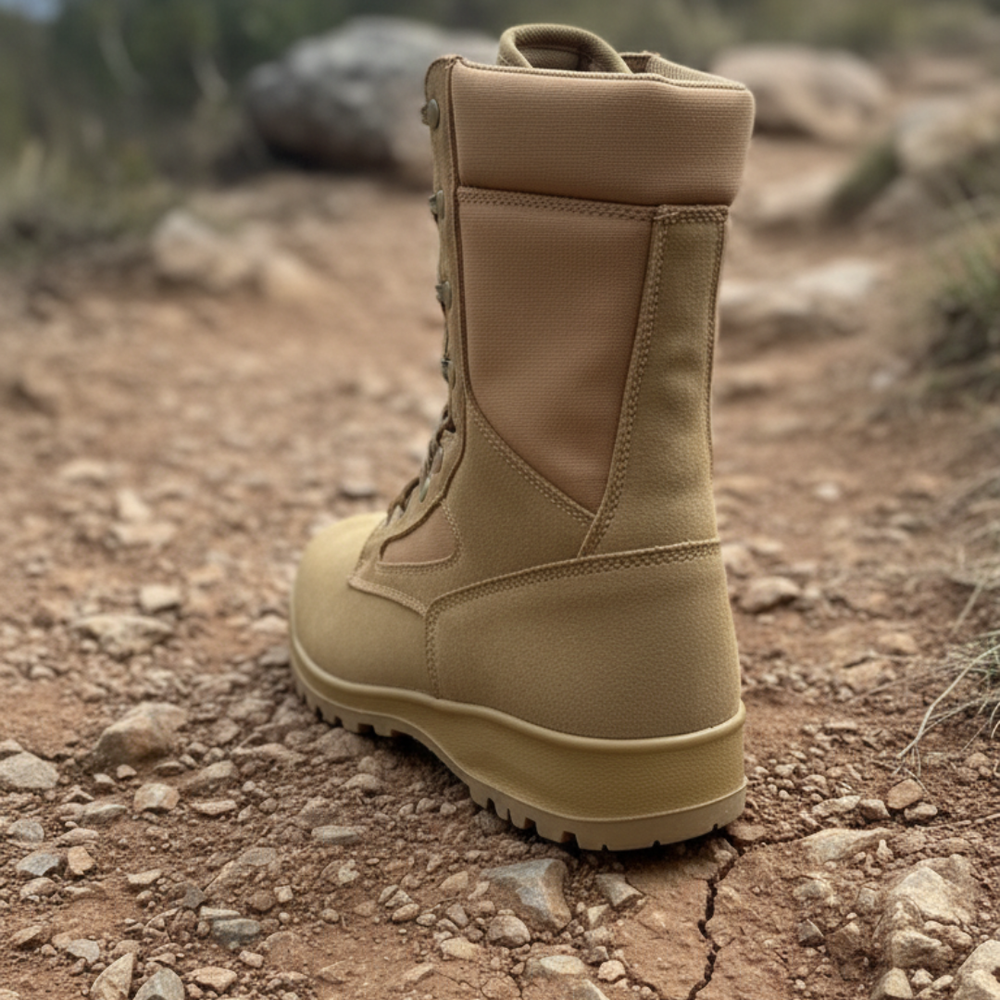 Bota Táctica Waterproof Coyote DG | Caña Alta, Térmica y Antideslizante