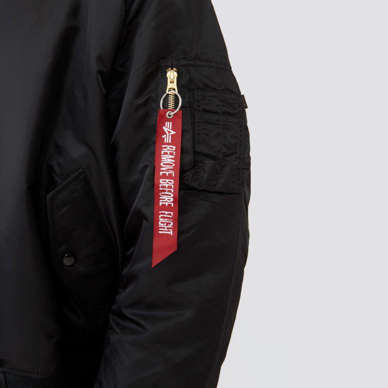 CHAQUETA ALPHA MA-1 FLIGHT JACKET NEGRA