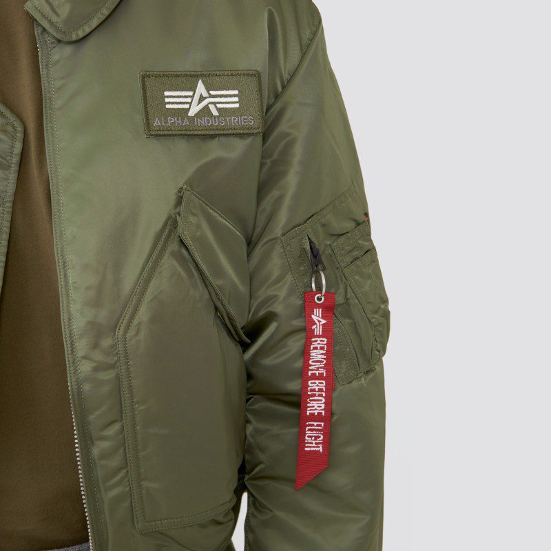 Chaqueta Alpha CWU 45/P Flight Jacket Verde