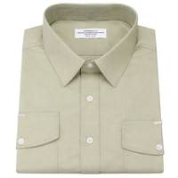 Camisa Verde Claro Manga Corta Carabineros de Chile - Hombre sin velcro
