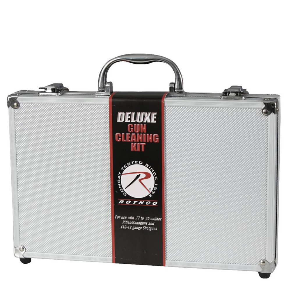 Kit de Limpieza de Armas Rothco Deluxe Universal con Estuche de Aluminio