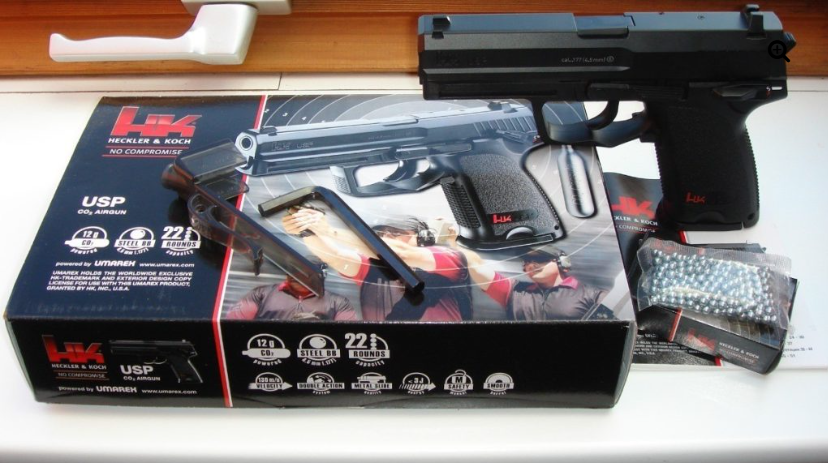 PISTOLA HECKLER & KOCH USP CAL 4,5MM