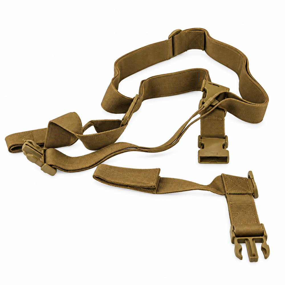 Porta Fusil 3 Puntas Molle Coyote – Correa Ajustable