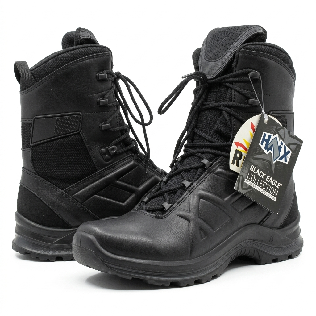 Botas Tácticas HAIX 2.0 GTX High Negras Gore-tex SIN CAJA Talla 41