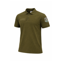 Polera Piqué Verde Institucional Carabineros de Chile con Velcro ( Venta Exclusiva a Funcionario)