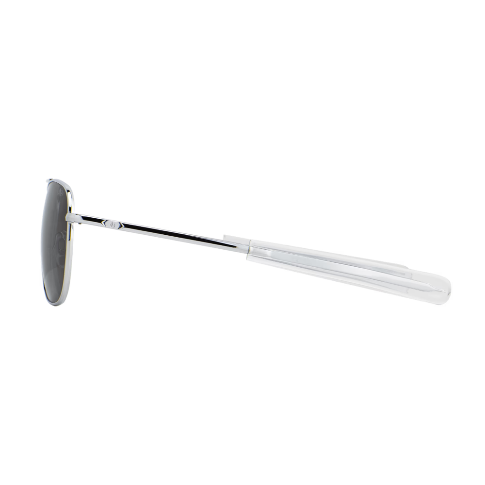 LENTES DE PILOTO AMERICAN OPTICAL MARCO PLATEADO BRILLANTE