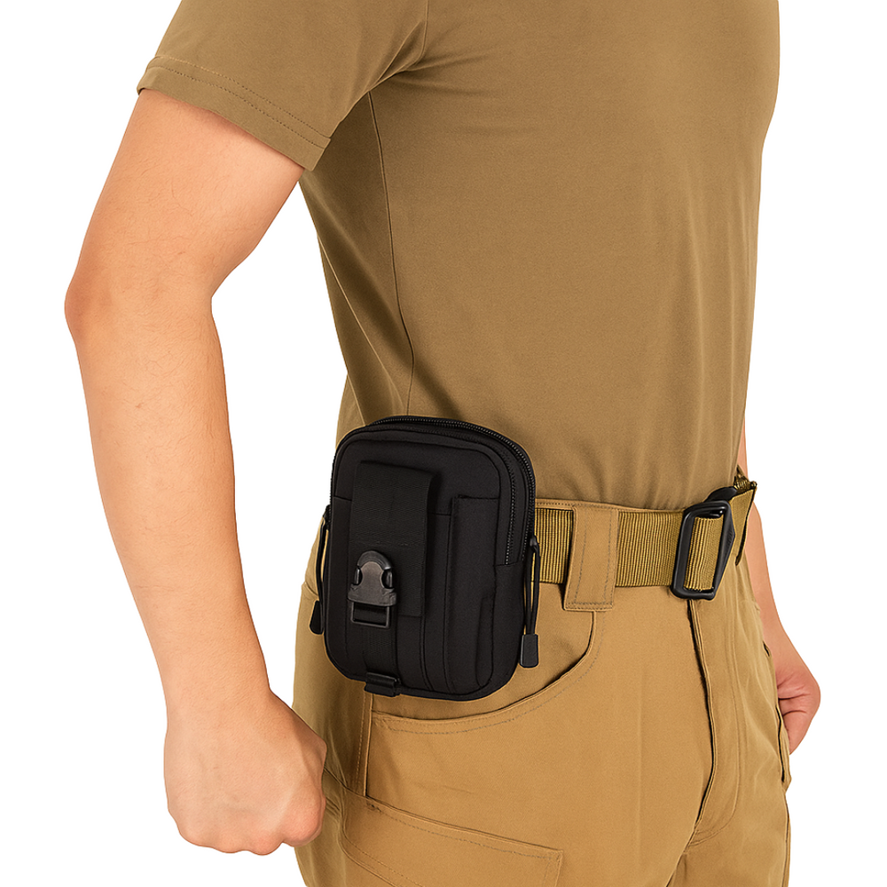 Pouch táctico Negro - Nacional