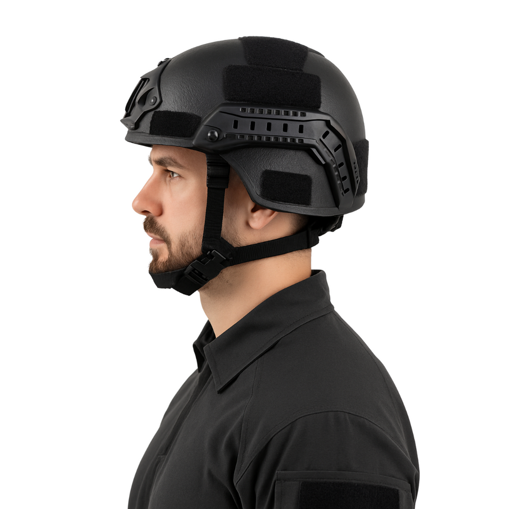 Casco táctico negro - Nacional