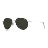 Lentes De Aviador American Optical / Estilo Ray-Ban Plateado Brillante