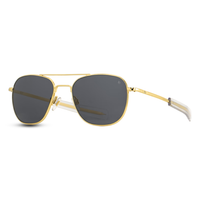 LENTES DE PILOTO AMERICAN OPTICAL MARCO DORADO