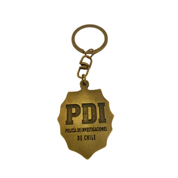 Llavero PDI Bronce