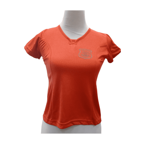 Polera Roja Dry Fit Mujer Ejército M/C